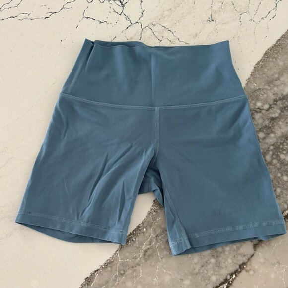 lululemon athletica Blue Bike Shorts - Picture 3 of 4